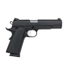 Tisas 1911 Duty Pistol - Black | .45ACP | 5" Barrel | 8rd | Rubber Grips