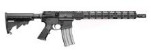 Del-Ton Sierra M2 316L Forged Aluminum AR15 Rifle - Black | 5.56NATO | 16" Light Profile Barrel (1:9