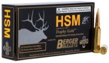 HSM 65CREEDMOOR140VLD Trophy Gold Extended Range 6.5 Creedmoor 140 gr Berger Hybrid Tactical Open