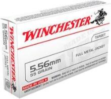 Winchester Ammo WM193K USA M193 5.56x45mm NATO 55 gr Full Metal Jacket Lead Core 20 Per Box