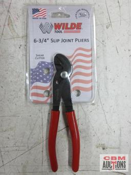Wilde G6540P.NP/CS 6" Polished Diagonal Cutting Pliers Wilde G251.B/CC 6-3/4" Angle Nose Slip Joint