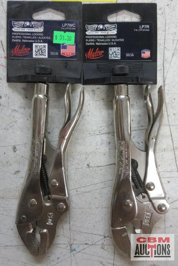 Malco LP7R 7" Professional Locking Pliers... Malco...LP7WC 7" Professional Locking Pliers...