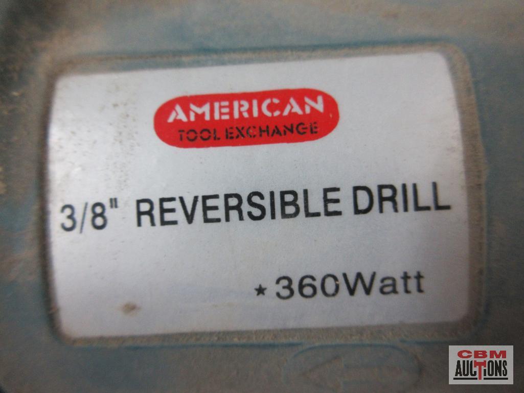 American Tool Exchange 3/8" Reversible Drill - 360 Watt...
