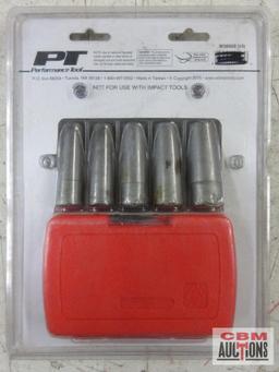 PT Performance Tool W38920 5pc Power Grab 3/8" Drive Bolt Extractor Set... Sizes: 5/8" 9/16" 1/2"