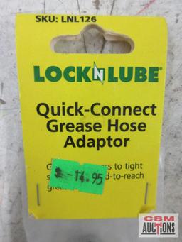 Lock-N-Lube LNL126 Quick-Connect Grease Hose Adapter GC81042 Grease Coupler LNL134 Grease Fitting