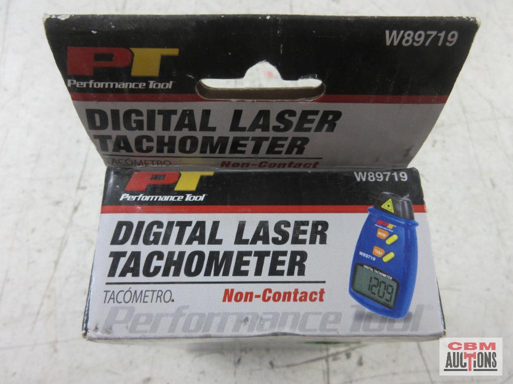 PT Performance Tool W89719 Digital Laser Tachometer NON-Contact... ...