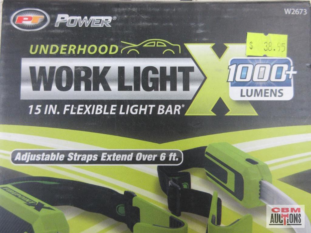 PT Performance Tool W2673 Underhood Work Light, 15" Flexible Light Bar, 1000+ Lumens