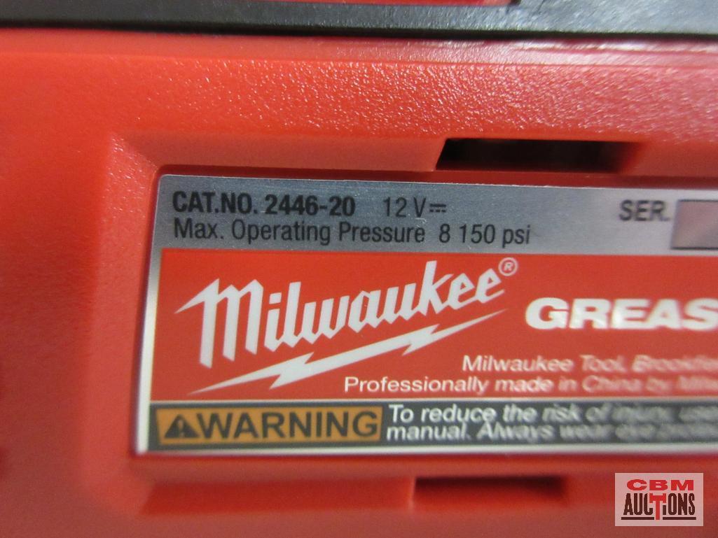 Milwaukee 2446-20 M12 Cordless Grease Gun - Tool Only -...S#5307