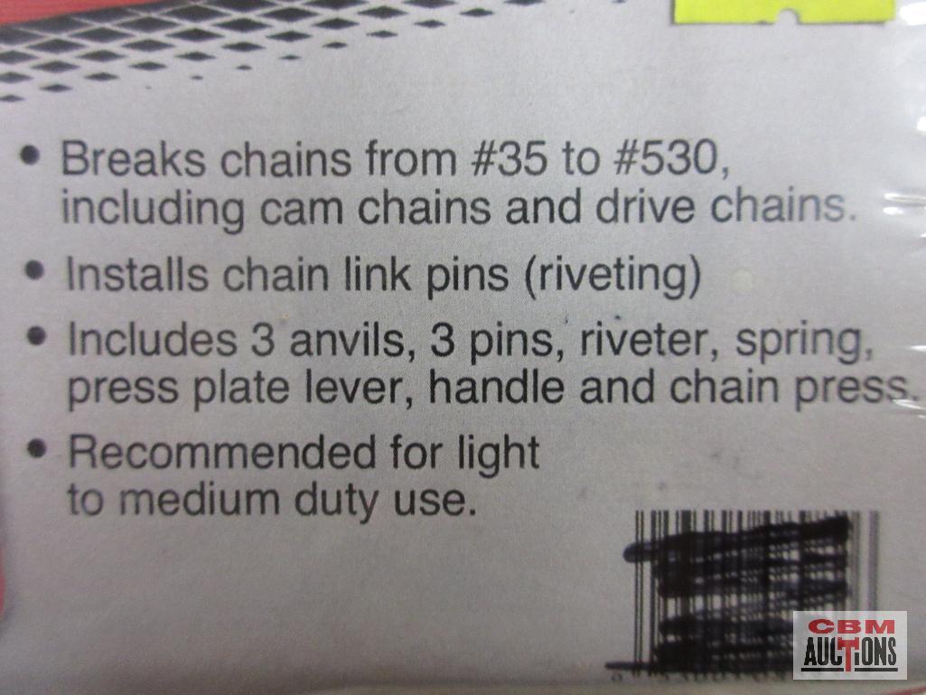 CTA 8982 Chain Breaker & Riveting Tool Kit w/ Molded Storage Case
