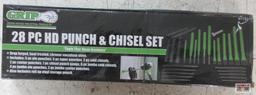 Grip 61142 Heavy Duty 28pc Punch & Chisel Set w/ Vinyl Storage Pouch...