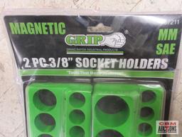 Grip 67211 _ 2pc 3/8" SAE & Metric Socket Holder...