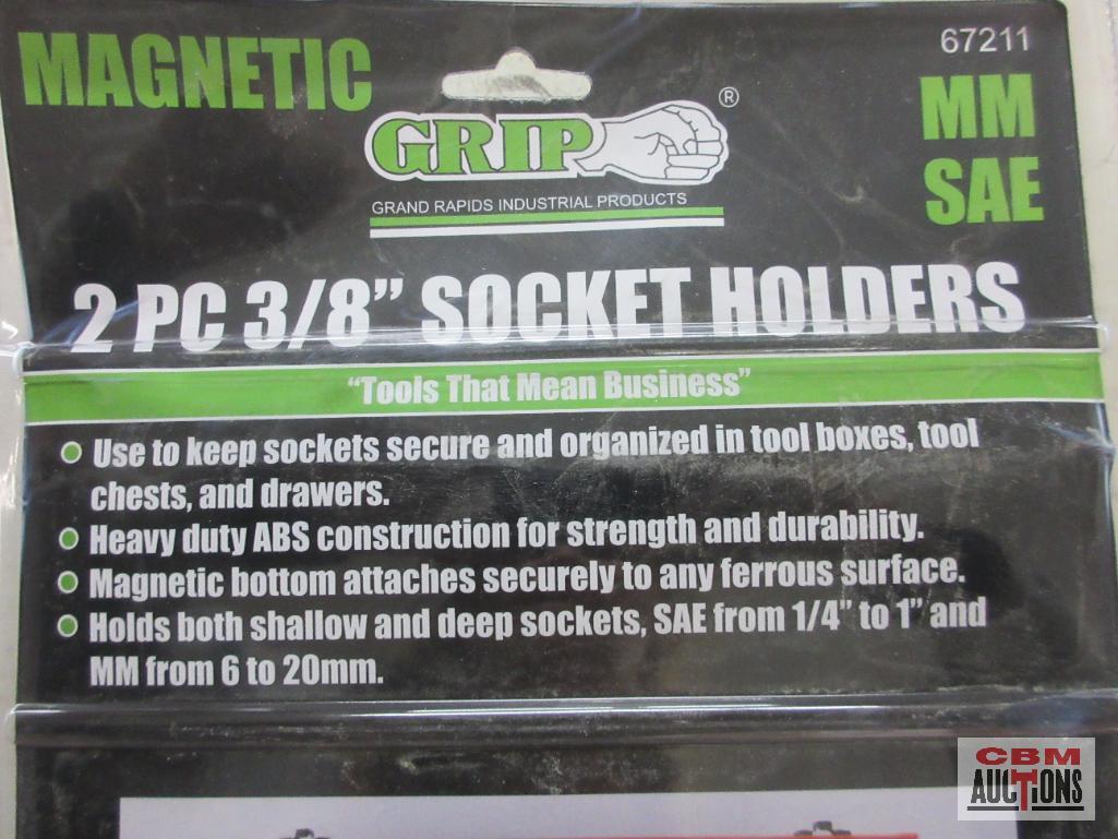 Grip 67211 _ 2pc 3/8" SAE & Metric Socket Holder...