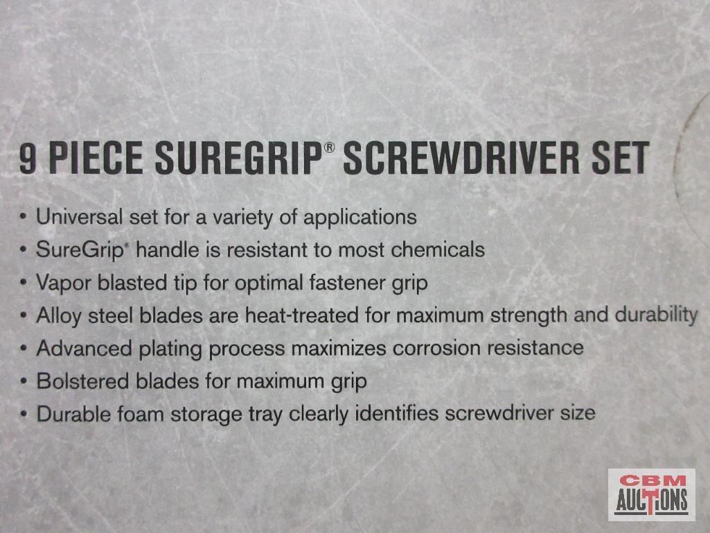SK 86006 9 Piece Suregrip Screwdriver Set