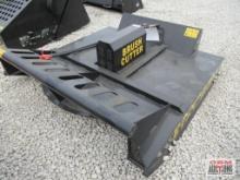 Mower King SSRC72 72" Skid Steer Brush Cutter Mower, Hoses & Couplers S#803C SHIPPED WITH NO OIL IN