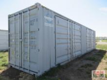 2023 40' Cargo Shipping Container 2-13' Double Doors On The Side And Rear Doors, One Trip Use