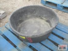 24" Rubber Feed Pan