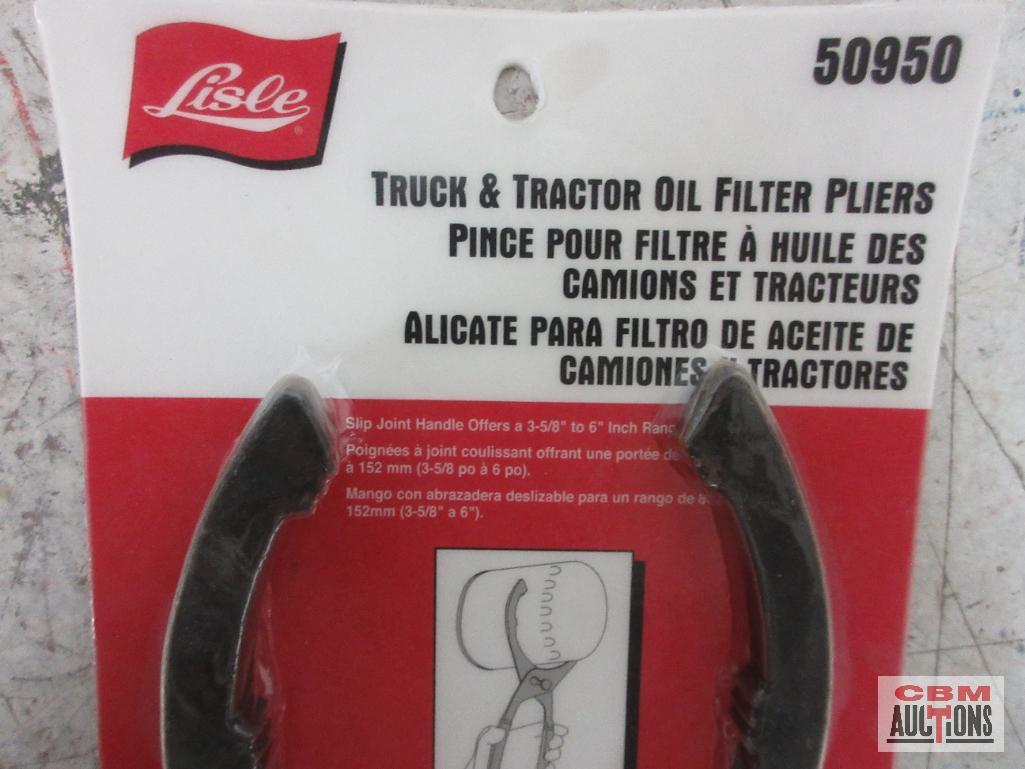 Lisle 50750 Oil Filter Pliers... Lisle 50950 Truck & Tractor Oil Filter Pliers... ...