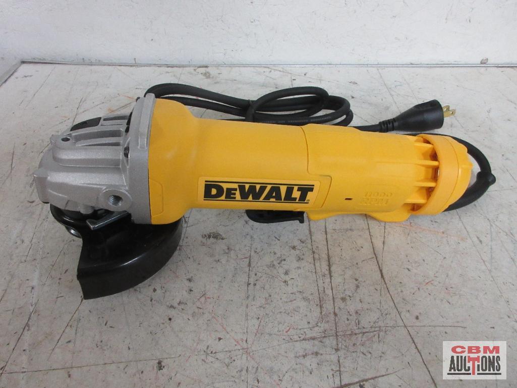 Dewalt DWE402N 4-1/2" Paddle Switch Small Angle Grinder with No Lock-On