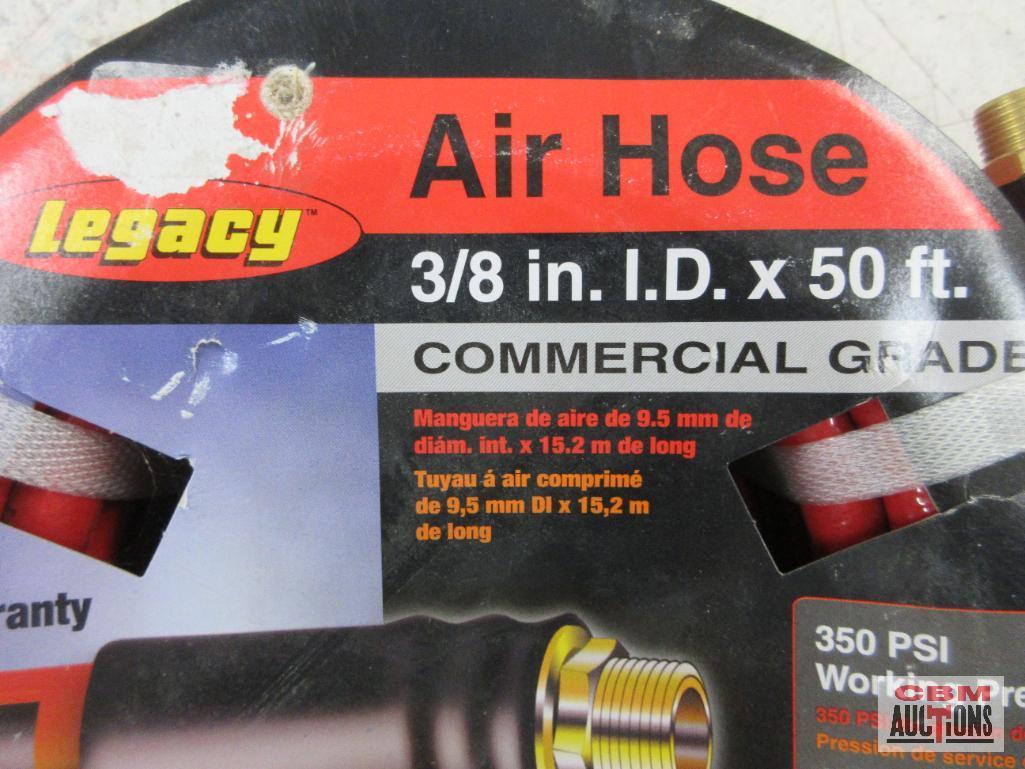 Legacy 38510 3/8" x I.D. x 50' Commercial Grade Air Hose 1/4" NPT