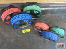 IIT48896 Poly Rope on Plastic Winder 5/32" x 66' - Set of 3 (Red, Blue, Green) IIT 48898 Braided