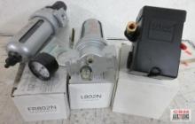 Lefoo LF10-L4 Pressure Control Switch... L802N 1/4" NPT Lubricator... FR802N 1/4" Filter Regulator..