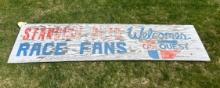 Standish Auto RACE FANS Welcomes CARQUEST 1980s wooden sign from Race Track