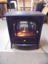 Charm Glow Free Standing Electric Fireplace w/ Heater