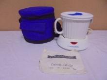 Corningware Lunch-To-Go Mug/Warmer & Bag