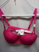 QTY 1 Pink Victoria Secret Push up bra, size 36C