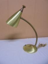 Vintage MCM Goose Neck Desk Lamp