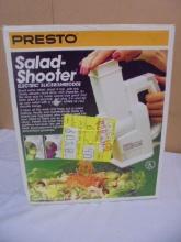 Presto Salad Shooter Elecric Slicer/Shredder