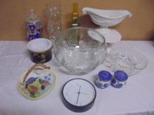Large Group of Assprted Glassware and Décor Items