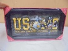 United States Marine Corps Stand or Hand Clock