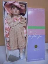 LargeBeautiful Hand Crafted "Deidre" Porcelain Doll