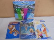4pc Group of Pool Inflatables