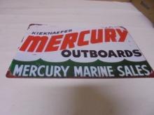 Mercury Outboards Metal Advertisment Sign