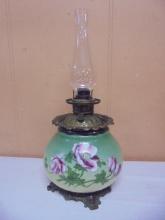 Antique National Kerosene Huricane Lamp