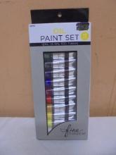 The Fine Touch 12 Pc. Oil Paint Set