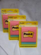 Post-It Qty 3- 3 Packs.