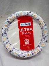 True Living Ultra Plates Qty 6.