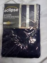 Eclipse Blackout Panel 54in x 84in, one rod, navy blue
