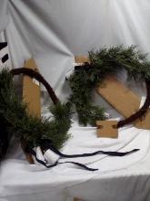Pair of Decorative wreaths MSRP 39.99 each
