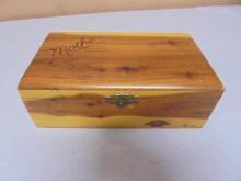 Vintage "Mother" Cedar Keepsake Box