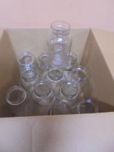 Group of 12 Quart Glass Canning Jars