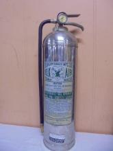 Vintage Elk Air Elkhart Brass Mfg Co Fire Extinguisher