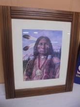 Framed & Matted A Rodriques Indian Print