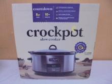 Crockpot 8qt Countdown Oval Programmable Slowcooker