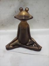 Frog Yoga Statue