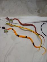 Planet Earth Toy Snakes. Qty 3
