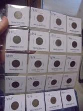 Group of (20) Assorted Date Indian Head Cents